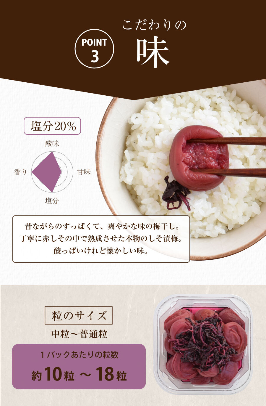 【特選紀州南高梅】【しそ漬梅250g×2パック（塩分約20％）】【無添加】しそと塩のみで漬けた昔ながらの梅干し つけもの 梅干し ギフト プレゼント 内祝
