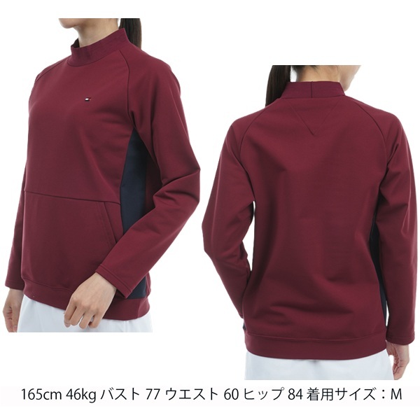 トミーヒルフィガー ゴルフ レディース ストレッチウォーム LSモックネックシャツ TOMMY HILFIGER GOLF THLA472 秋冬モデル お誕生日祝い お祝い 記念品 30代 40代 50代 60代 母の日 お母さん 還暦祝い 敬老の日 彼女 人気プレゼント プレゼント