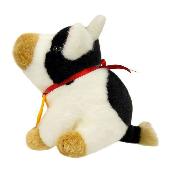 吉徳 りくのなかまたち ぬいぐるみ うし カウベル付き 17cm ウシ 牛 マスコット 人形 癒し系 かわいい 動物 雑貨 キッズ 子供 ベビー ギフト プレゼント 誕生日 お祝い