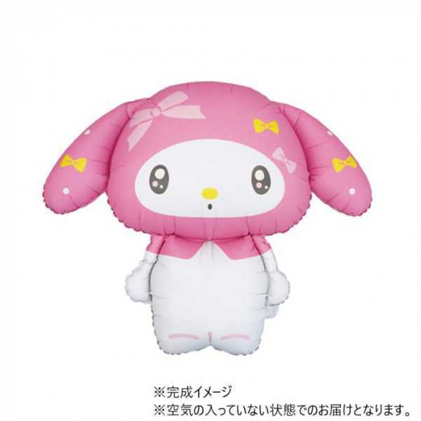 ダイカットバルーン マイメロディ リボン サンリオキャラクターズ 風船 大きい 誕生日 飾り付け パーティー イベント グッズ キャラクター 子供 キッズ 部屋 装飾 撮影アイテム 記念日 サンリオ正規ライセンス品