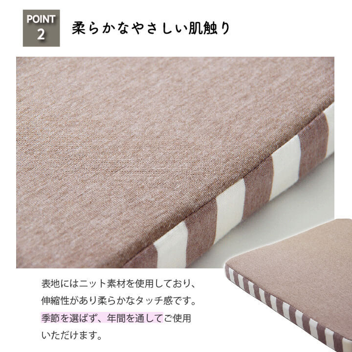 クッション 低反発 無地 シート 『エルマー』 約40×40cm（中=低反発ウレタン40mm） 新生活