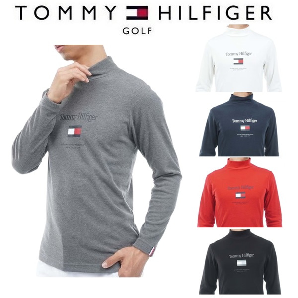 トミーヒルフィガー ゴルフ メンズ トミーフラッグ 長袖ハイネックシャツ TOMMY HILFIGER THMA682 2026年秋冬モデル お誕生日祝い お祝い 記念品 お父さん 父の日 彼氏 男性 30代 40代 50代 60代  還暦祝い 敬老の日 人気プレゼント プレゼント
