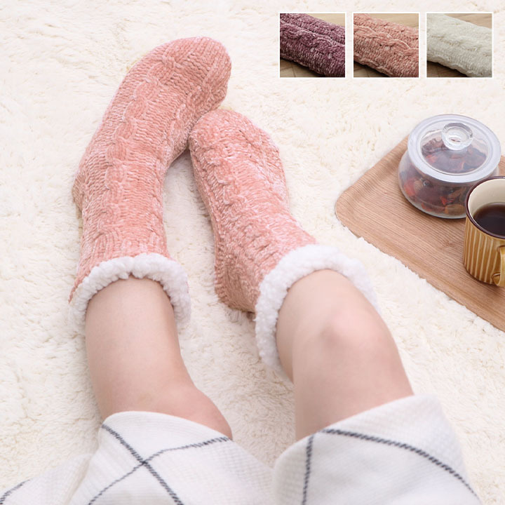 ソックス ルームソックス レディース 洗える 室内 もこもこ あったか 秋冬 冷え性 おしゃれ かわいい ギフト プレゼント