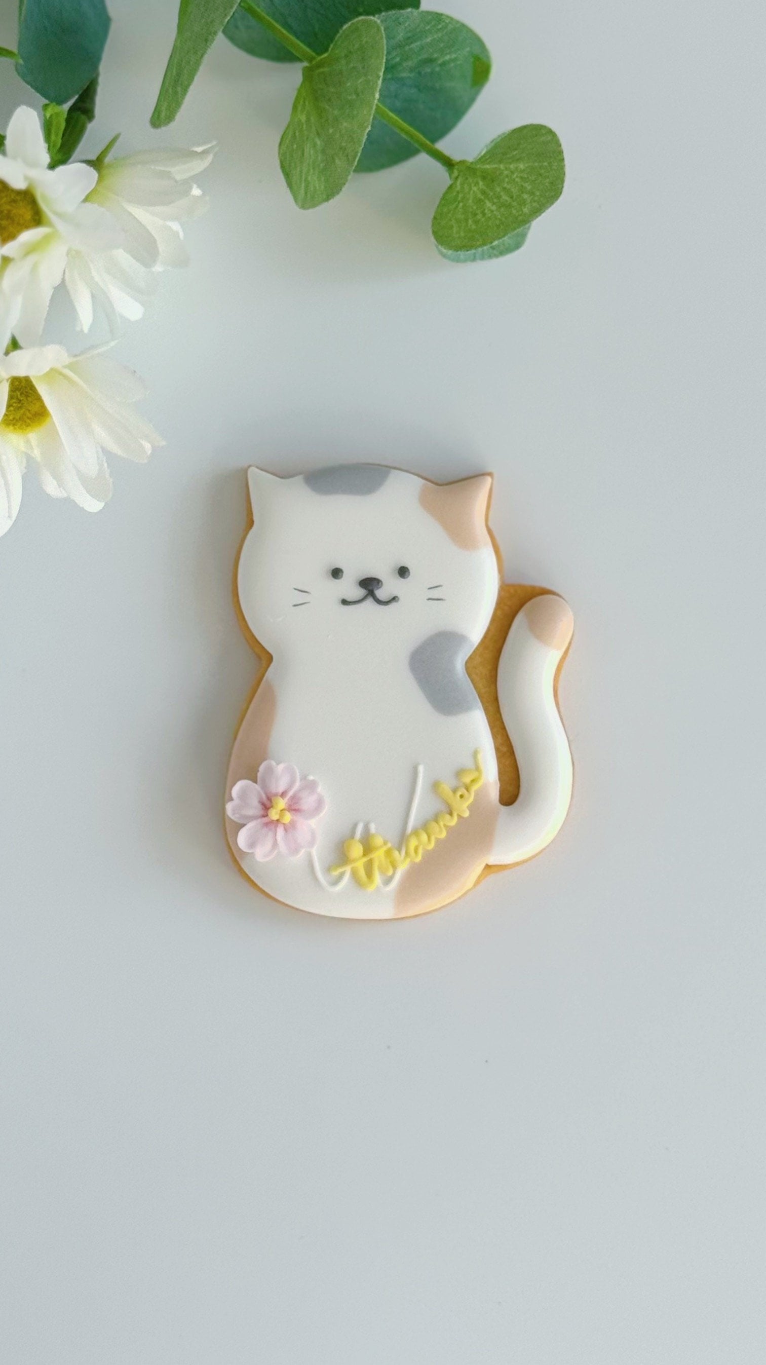猫ちゃんメッセージクッキー お誕生日 記念日 結婚祝い 出産祝い 退職・送別 卒業・入学祝い 発表会 推し活 お礼・Thank youギフト ウェディング 周年祝い 開店・開業祝い