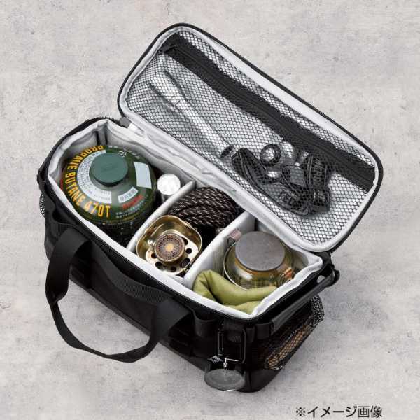 パーテーションバッグ S ブラック キャンプ 収納ボックス ツールボックス 保冷バッグ 折りたたみ トランク整理 仕切り付き おしゃれ アウトドア ギアケース 小物入れ SF-3812-BK-300 セトクラフト