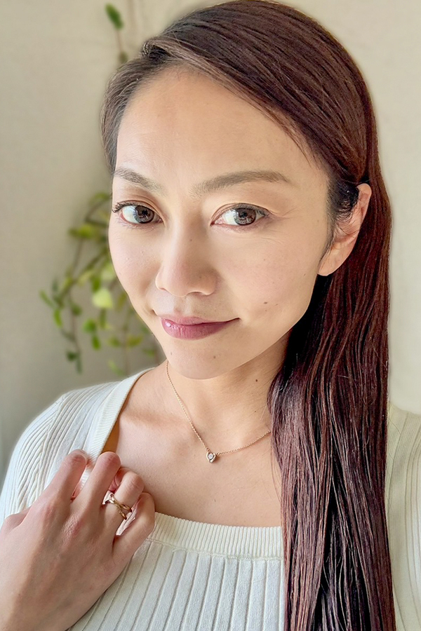 ハワイアンジュエリー ネックレス ステンレス オープン ハート スクロール ゴールド シルバー 金属アレルギー チェーン付き サージカルステンレス つけっぱなしOK プレゼント ペア