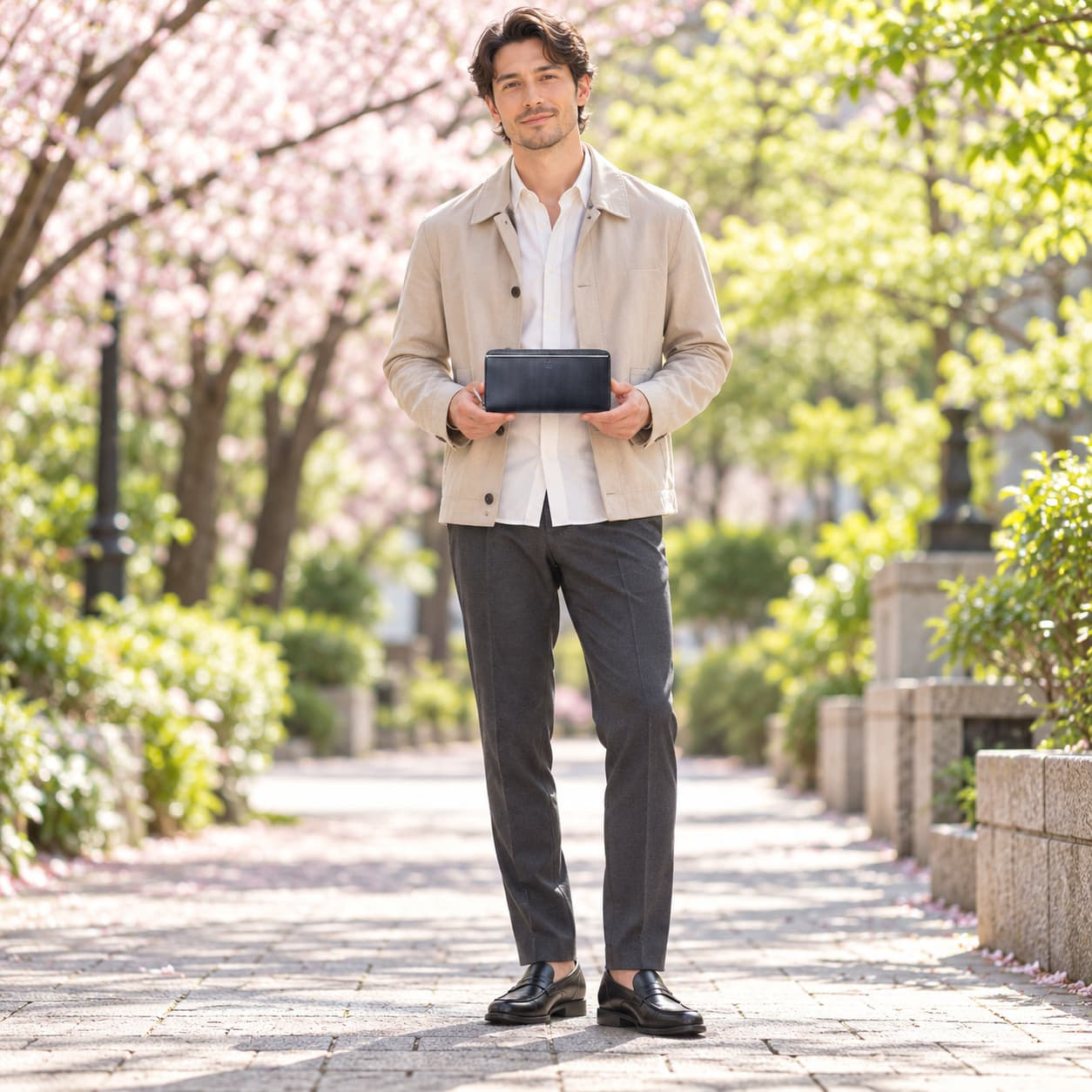 LANVINenBlue ランバンオンブルー 財布 ロングウォレット ウォレット レノア 長財布  メンズ 普段使い 牛革 レザー