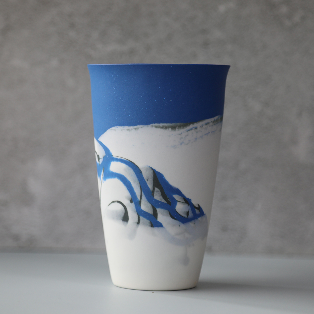 【手に馴染むうすはりグラス　セット　marble　300ml　北川和喜】　酒器 和食器 薄い ドリンクグラス 家飲み グッズ タンブラー おしゃれ ビアグラス ビール ギフト プレゼント 結婚祝い 引き出物 お祝い 内祝い 日本製 定番 人気