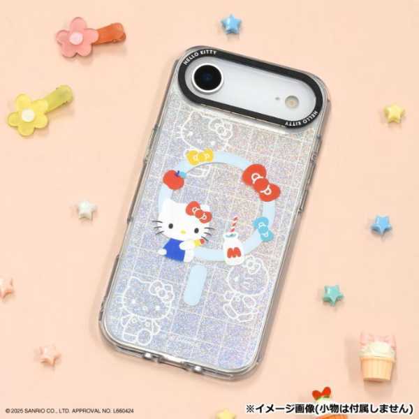 iPhone ケース ハローキティ MagSafe 対応 クリアケース サンリオ キャラクター グッズ スマホケース iPhone用 背面保護 TPU 耐衝撃 ストラップホール付き おしゃれ 可愛い サンリオ正規ライセンス品