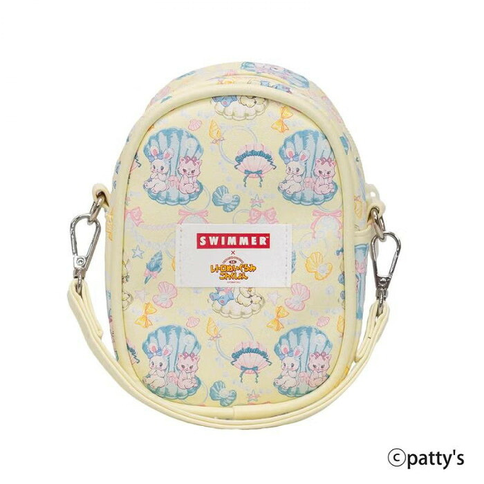 SWIMMER レトロぬいぐるみ Qピッピ ミニサイズ 吉徳 コラボ ぬいぐるみ マスコット 専用ポーチ付き かわいい レトロ雑貨 インテリア 人形 プレゼント ギフト おもちゃ
