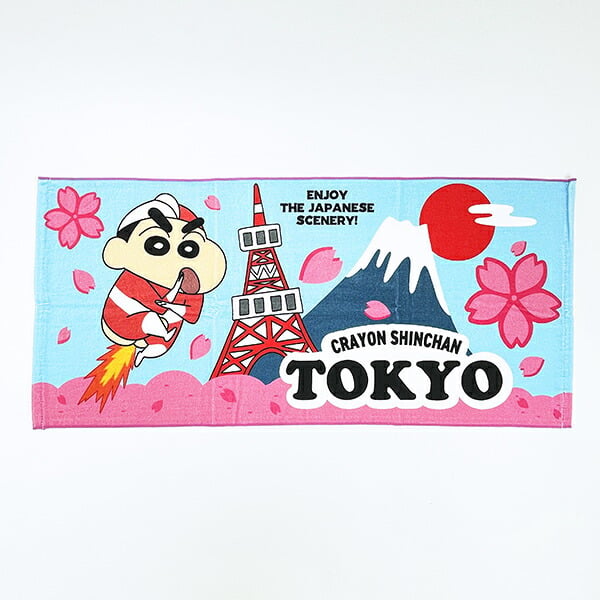 クレヨンしんちゃん 東京タワー フェイスタオル