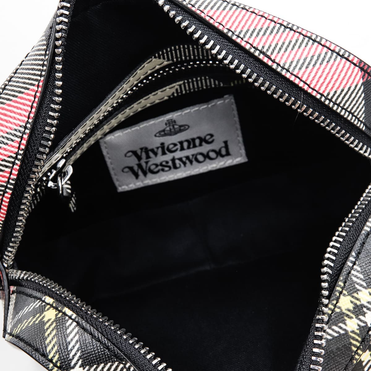 ヴィヴィアンウエストウッド ショルダーバッグ レディース Vivienne Westwood 4304006Y S0012 PF O101 NEW EXHIBITION TARTAN ニューエキシビション タータンチェック カメラバッグ 斜めがけ マルチカラー