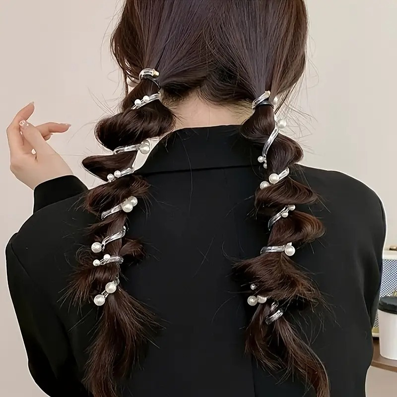 ヘアアクセサリー コイルポニー ポニーフック 巻く コイル アップ おしゃれ ポニーフック ヘアアクセ まとめ髪 リボン スパイラルヘア 玉ねぎヘア サテンリボン トレンド エレガント ヘアフック 大人っぽい プレゼント アクセント