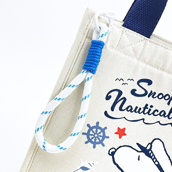 スヌーピー 保冷トートバッグ ノーティカルスタイルシリーズ ランチ SNOOPY
