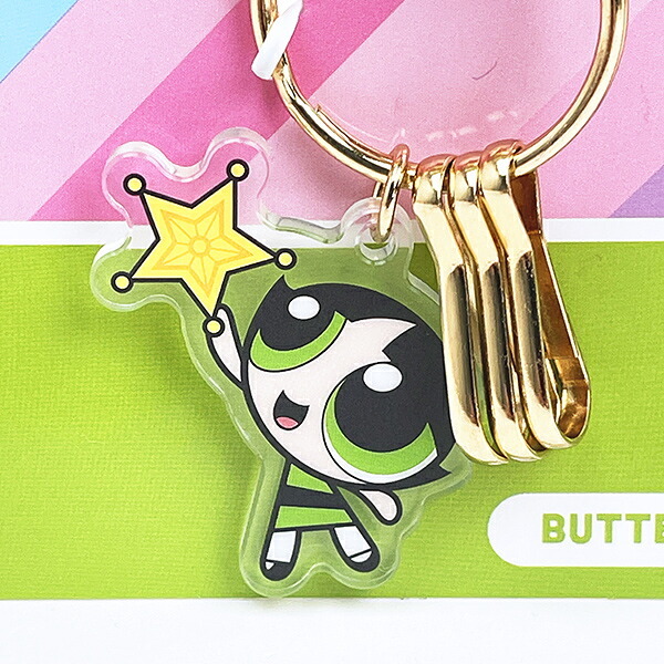 パワーパフガールズ バターカップ アクリルカラビナチャーム
