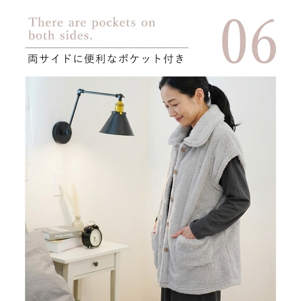ルームベスト レディース メンズ 男女兼用 もこもこ フリース 着る毛布 敬老の日 プレゼント 祖母 祖父 おばあちゃん おじいちゃん 母 父 義母 義父 60代 70代 80代 シニア @hayawari