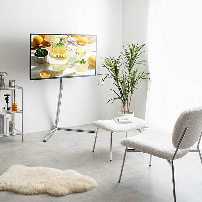 テレビ台 テレビボード テレビスタンド ボード 壁寄せ tv 壁掛け 脚 スリム コーナー ハイ ミドル 高さ調節 調整 首振り 角度 無段階 スイング機能付 32インチ 40 55 65 v 型 配線隠し コード 自立式 幅88.7 スタイリッシュ 新生活