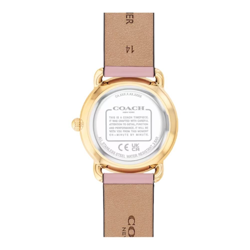 コーチ 腕時計 ブレスレット セット レディース 正規品 5年保証 エリオット 28mm ピンク レザー ハート ゴールド かわいい 女性 彼女 妻 娘 誕生日 記念日 プレゼント ギフト 純正BOX ショッパー付き COACH ELLIOT 成人 卒業 入学