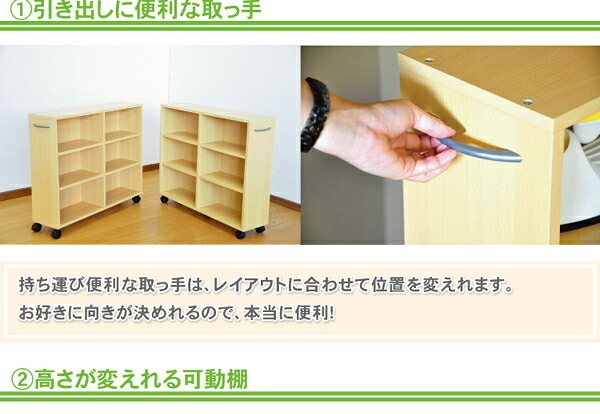 キャビネット 収納/押入れ/キャスター/隙間 隙間収納家具 SATTO 押入れ収納 スライド収納 本棚 本収納 幅20cm すき間収納 押入れ本棚 キャスター付き 木製 文庫本収納 コミック CD収納 DVD収納 横 薄型 キャビネット 子供部屋 下