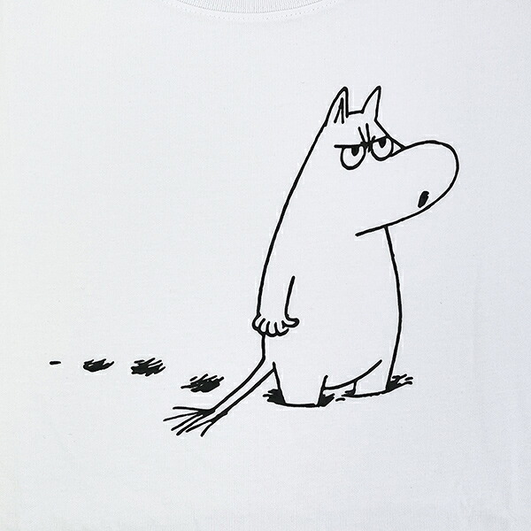ムーミン ドライクールタッチTシャツ ホワイト アパレル MOOMIN 送料込み