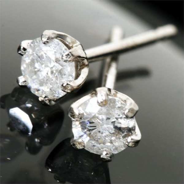 ダイヤモンドピアス プラチナ Pt900 計0.2ct 一粒 シンプル スタッドピアス レディース アクセサリー ジュエリー 誕生石 プレゼント ギフト