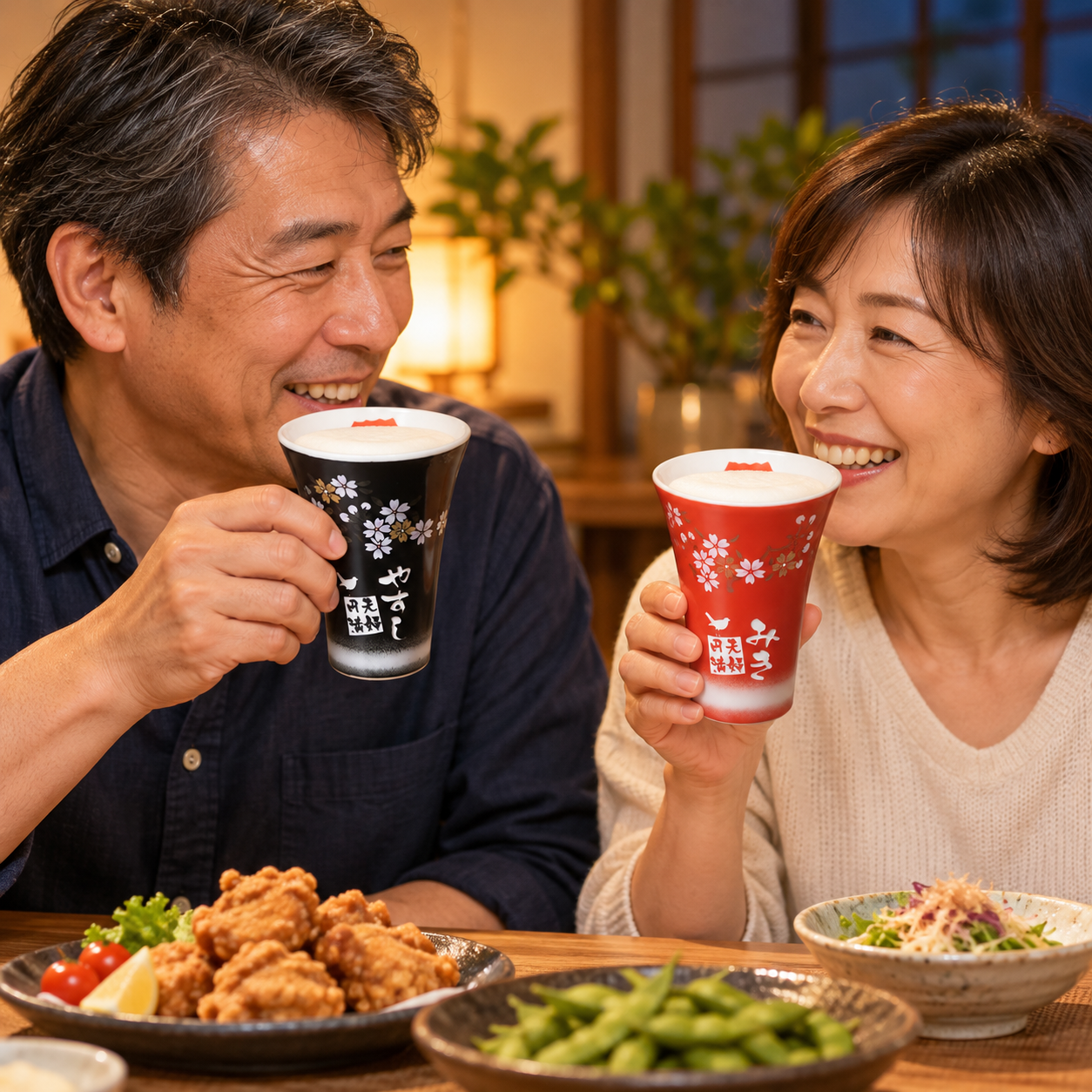 卒業 退職 【名入れギフト 陶器】有田焼　赤富士　フリーカップ