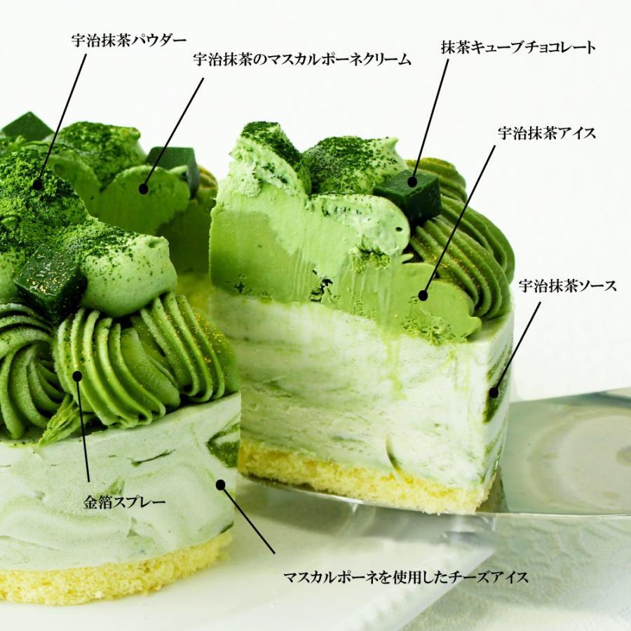 当店人気No.1！【選べるギフトカード付】名入れ アイスケーキ 抹茶ティラミス 4号(直径12cm)2～4人用 アイスケーキ 誕生日プレゼント ギフト 内祝い 出産内祝い 結婚祝い 退職祝い お礼 母の日 父の日 東京土産 手土産 人気 おしゃれ 可愛い