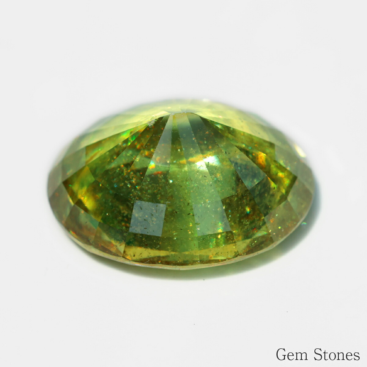 希少 スフェーン 10.18ct 高品質 アップルグリーン  ルース 宝石 裸石 大粒 イエロー グリーン ジュエリー オリジナル 制作 コレクション 記念 お守り 誕生日 プレゼント