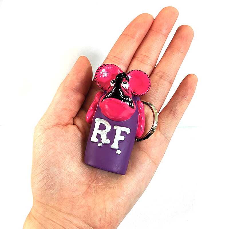 ライターキャップ ラットフィンク 選べる 3色 グリーン オレンジ ピンク おしゃれ RatFink ライターケース キーリング キーホルダー かわいい BICライター付き かっこいい 男性 メンズ プレゼント ギフト