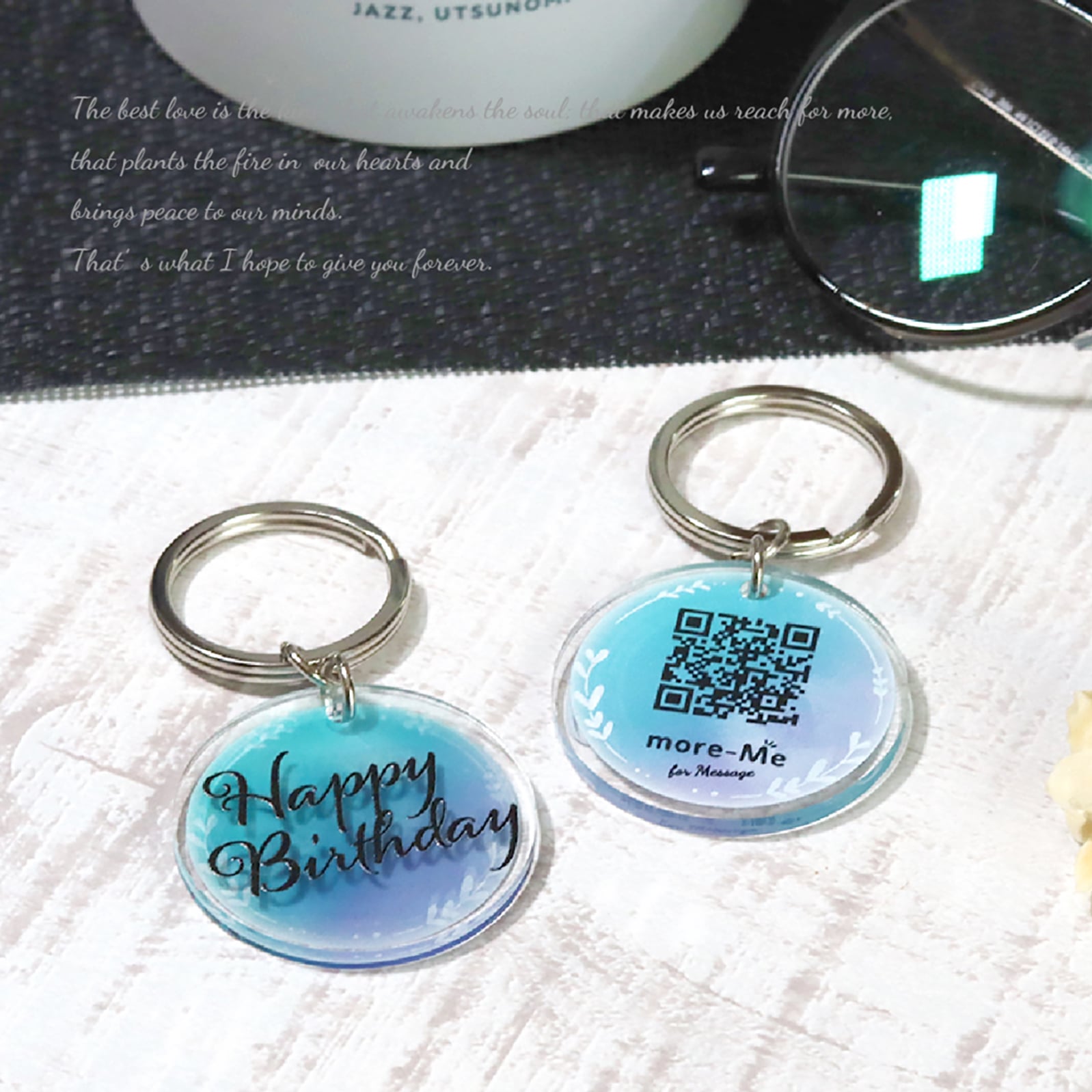 more me for message スマホをかざすと想いが溢れるデジタルメッセージ【ビッグラブ】メッセージギフト  誕生日 記念日 プレゼント【送料無料】