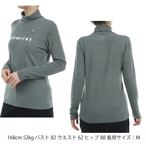 アドミラル ゴルフ レディース ソフトタッチ ロングスリーブ タートルシャツ ADMIRAL GOLF ADLA472 秋冬モデル お誕生日祝い お祝い 記念品 30代 40代 50代 60代 母の日 お母さん 還暦祝い 敬老の日 彼女 人気プレゼント プレゼント