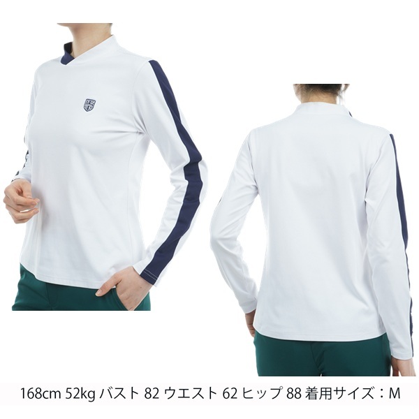 アドミラル ゴルフ レディース ストレッチロングスリーブ モックネックシャツ ADMIRAL GOLF ADLA456 秋冬モデル お誕生日祝い お祝い 記念品 30代 40代 50代 60代 母の日 お母さん 還暦祝い 敬老の日 彼女 人気プレゼント プレゼント