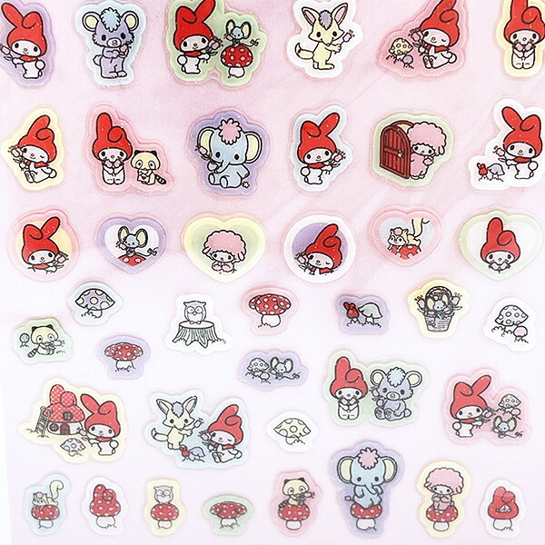 サンリオ マイメロディ ミニミニデコシール レトロ サンリオキャラクターズ5 文具 Sanrio