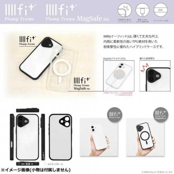 サンリオ iPhone ケース MagSafe 対応 IIIIfit プランプフレーム iPhone15 14 13 iPhoneケース ハードケース TPU PC ハイブリッド 耐衝撃 スマホケース ストラップホール付き おしゃれ 可愛い キャラクター サンリオ正規ライセンス品