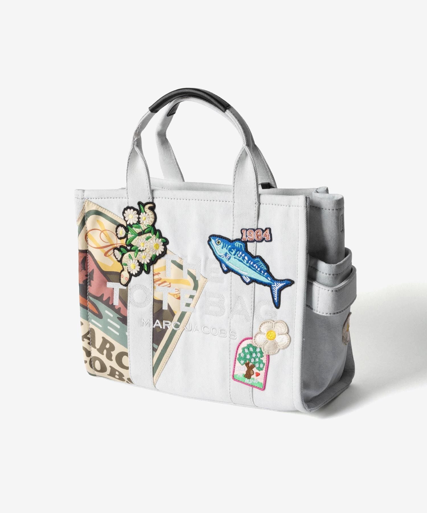 マークジェイコブス MARC JACOBS THE CAMP PATCHWORK DENIM MEDIUM TOTE BAG ザ キャンプ パッチワーク デニム ミディアム トート バッグ 2P6HTT008H02 ショルダーバッグ レディース バッグ