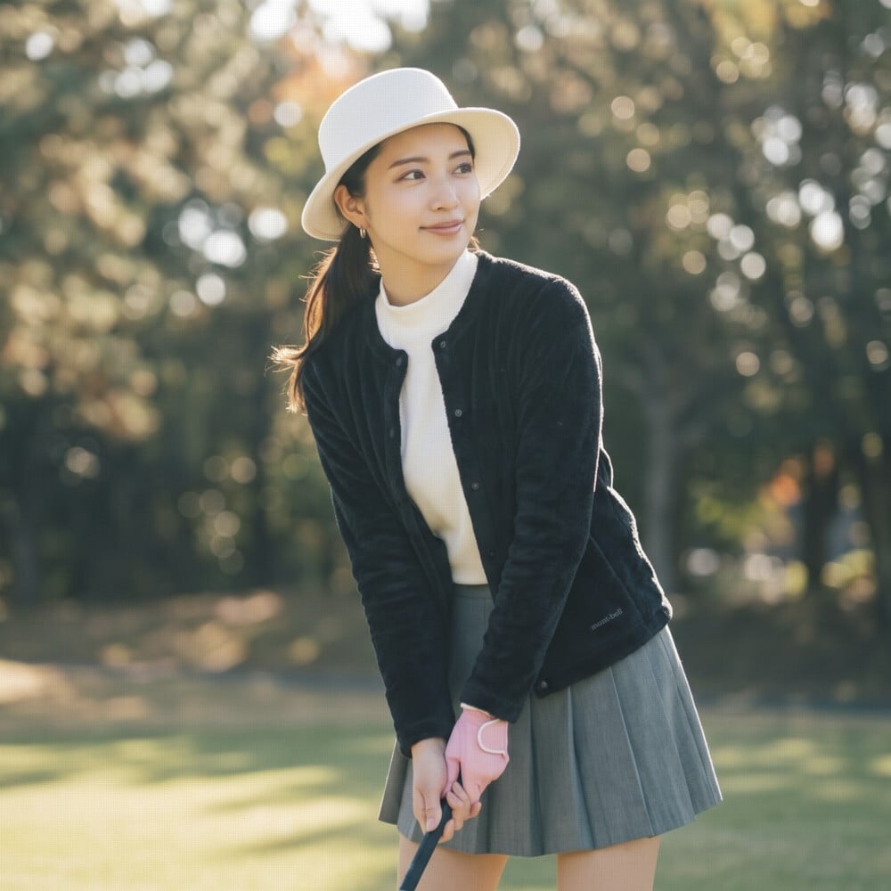 【ラッピング無料】mont-bell モンベル クリマエア ライト カーディガン Women's #1106833 レディース フリース 軽量 保温 通気性 ブラック XS S M L ギフト