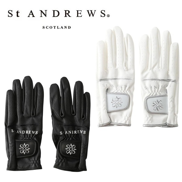 セント アンドリュース ゴルフ 合皮グローブ 両手用 レディースグローブ St ANDREWS 042-6985202 お誕生日祝い お祝い 記念品 お父さん 父の日 彼氏 男性 30代 40代 50代 60代 母の日 お母さん 還暦祝い 敬老の日 彼女 人気プレゼント プレゼント