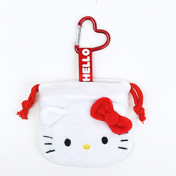 サンリオ ハローキティ カナビラ付きミニ巾着 Sanrio