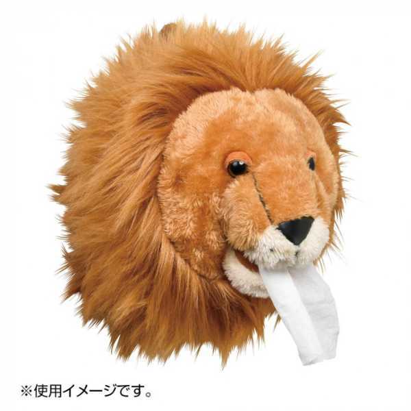 ロールティッシュケース ライオン ぬいぐるみ 壁掛け ティッシュホルダー おしゃれ かわいい インテリア雑貨 収納 吊り下げ 子供部屋 セトクラフト