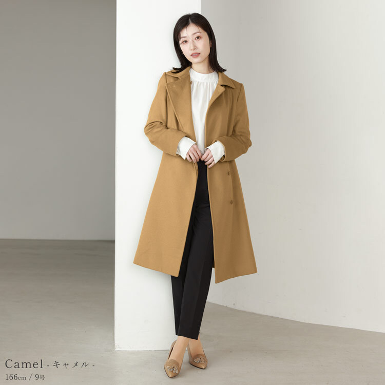 カシミヤ コート レディース カシミヤ100% ロングコート 着丈100cm テーラード ロング丈 ベルト付き 入学式 入園式 卒入学 通勤 グレージュ/キャメル/ダークグレー/ブラック カシミヤコート 秋 冬 卒業式 卒園式 ギフト プレゼント 6F (4515r)