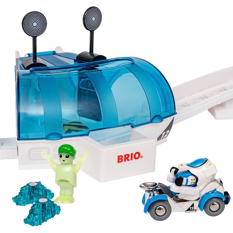 【10/1～順次発送】ブリオ レールトイ BRIO スペースステーションセット  | 誕生日プレゼント 名入れ   3歳 4歳 5歳 女の子 男の子 誕生日 プレゼント おもちゃ  宇宙 スペースシャトル 木製 レールウェイ 電車 木のおもちゃ 木製玩具 誕生日 プレゼント ギフト brio 木製レール BRIO ブリオ