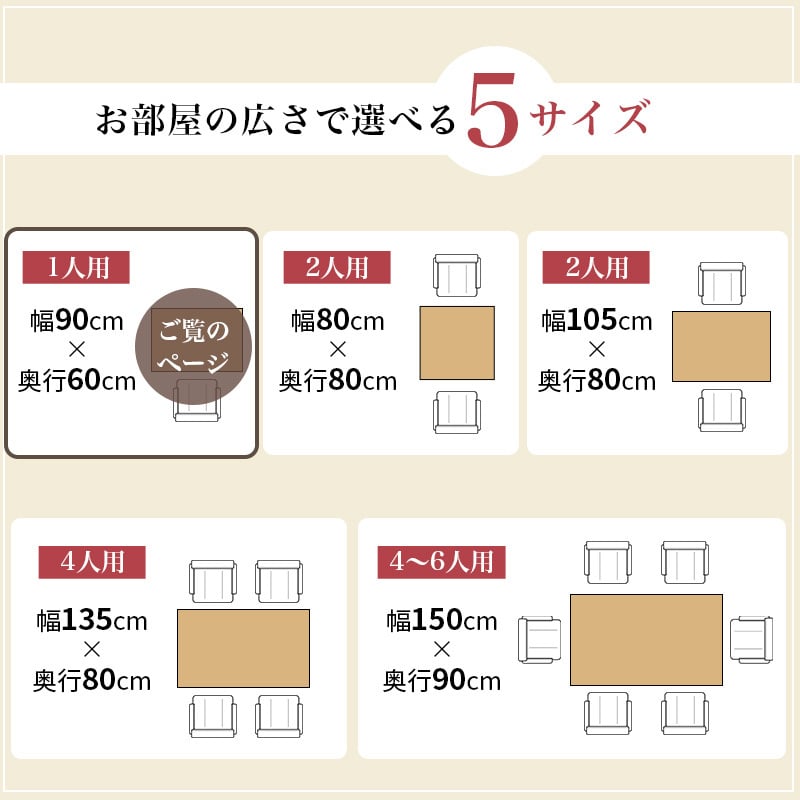 1人用 ダイニングこたつテーブル 単品 長方形 幅90×奥行60cm ハイタイプこたつ ダイニングコタツ 高脚こたつ ダイニングテーブルこたつ 食卓用こたつ 木製こたつ 高さ調節 継ぎ脚 継脚 こたつ テーブル 回転式チェア・こたつ掛け布団 新生活