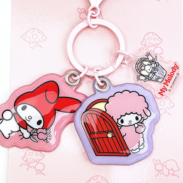サンリオ マイメロディ 3連キーホルダー レトロ サンリオキャラクターズ5 Sanrio
