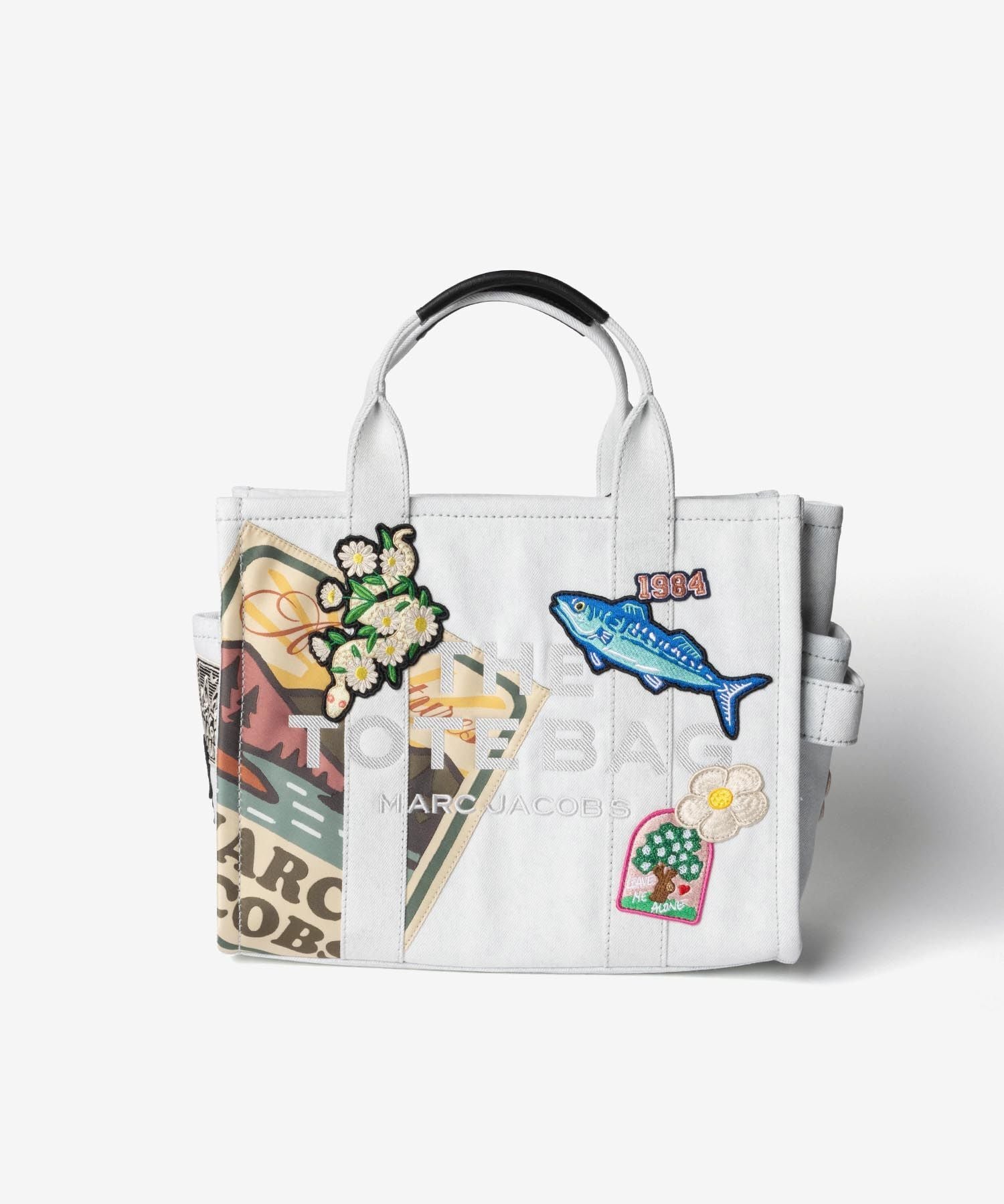 マークジェイコブス MARC JACOBS THE CAMP PATCHWORK DENIM MEDIUM TOTE BAG ザ キャンプ パッチワーク デニム ミディアム トート バッグ 2P6HTT008H02 ショルダーバッグ レディース バッグ