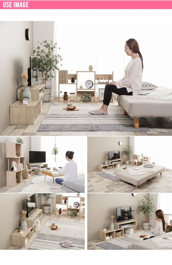 テレビ台 テレビボード 伸縮型 伸縮 ナチュラル 幅75cm 奥行30cm 高さ40cm おしゃれ コーナー ローボード 収納 棚 テレビラック TV台 木製 パソコン台 TVボード ロータイプ 一人暮らし 送料無料