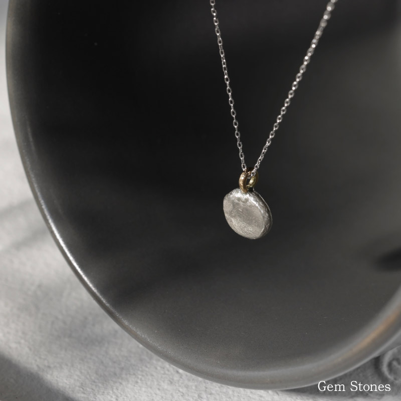 le lien rond ゴールド シルバー ネックレス シンプル 可愛い 丸い プチ つけっぱなし お洒落 レディース 18金 K18 地金 ペンダント ジュエリー アクセサリー プレゼント ギフト 記念日