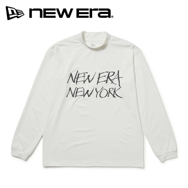 ニューエラ ゴルフ 長袖 モックネック ストレッチ ジャージーTシャツ ホワイト New Era Golf (15129474) 2026年秋冬モデル お誕生日祝い お祝い 記念品 お父さん 父の日 彼氏 男性 30代 40代 50代 60代 母の日 お母さん 還暦祝い 敬老の日 彼女 人気プレゼント プレゼント