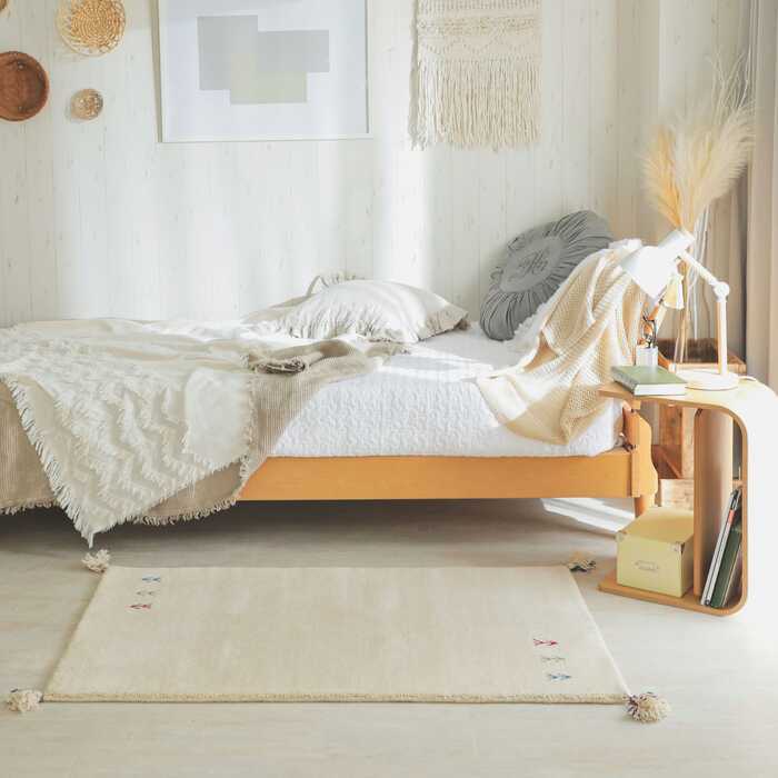 ラグ カーペット マット 玄関 玄関マット おしゃれ 40x60cm シンプルギャッベマット HOT対応 アヤカ 北欧 モダン シンプル デザイン かわいい かっこいい ギャッベ インド製 ホット 床暖 OK 送料無料 手織り 肌触り