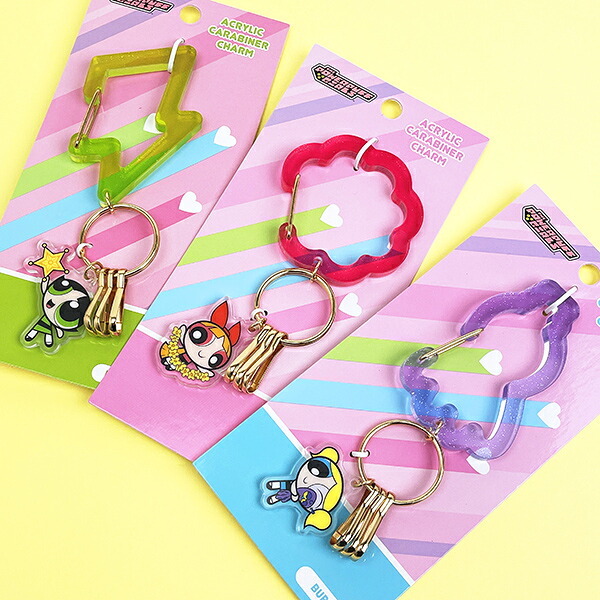 パワーパフガールズ バターカップ アクリルカラビナチャーム