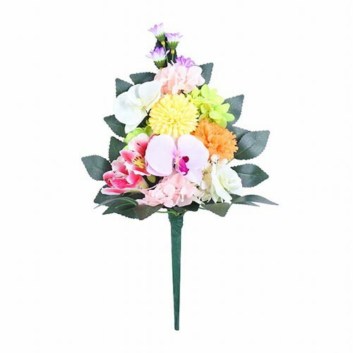 CT触媒加工 枯れない仏花 春風（花器付）仏花 プリザーブドフラワー 